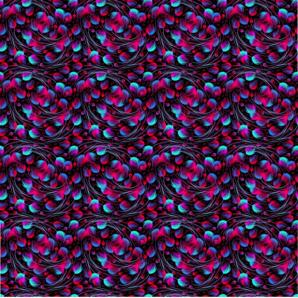 Neon Blue And Fuchsia - Adhesive Vinyl Sheets