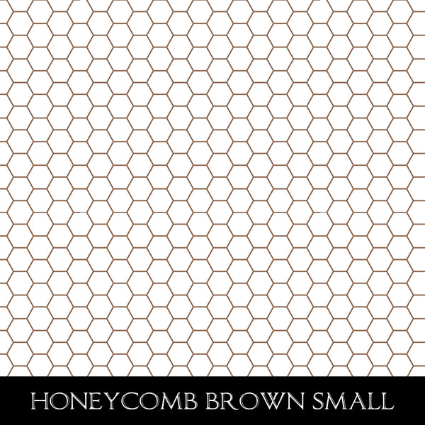 Honey comb UV DTF Decal Sheets 8 colors  2 sizes available
