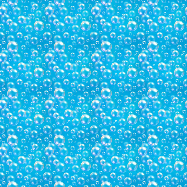 Bubbles On blue! - Adhesive Vinyl Sheets
