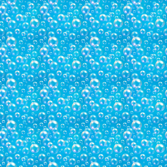 Bubbles On blue! - Adhesive Vinyl Sheets