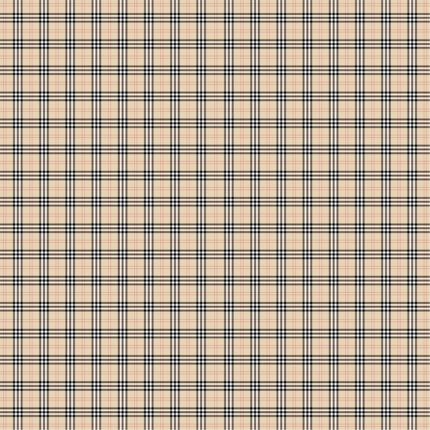 Burberry Plaid - Adhesive Vinyl Sheets