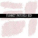Fishnet Patches UV DTF Decal sheet 7 Colors available