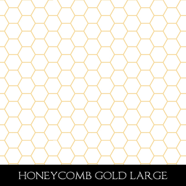 Honey comb UV DTF Decal Sheets 8 colors  2 sizes available