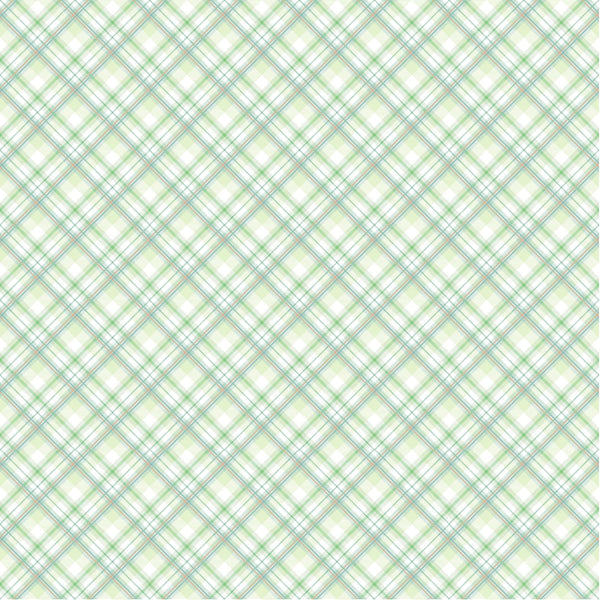 Green Plaid - Adhesive Vinyl Sheets