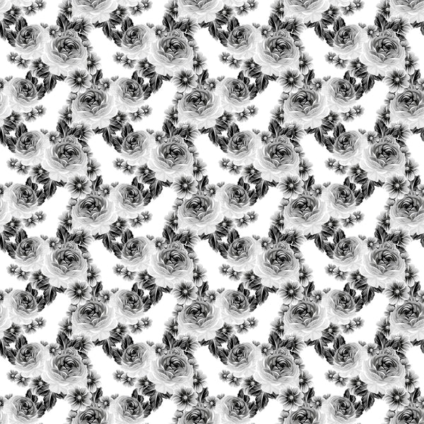 Greyscale Elegance - Adhesive Vinyl 12x12 Sheet