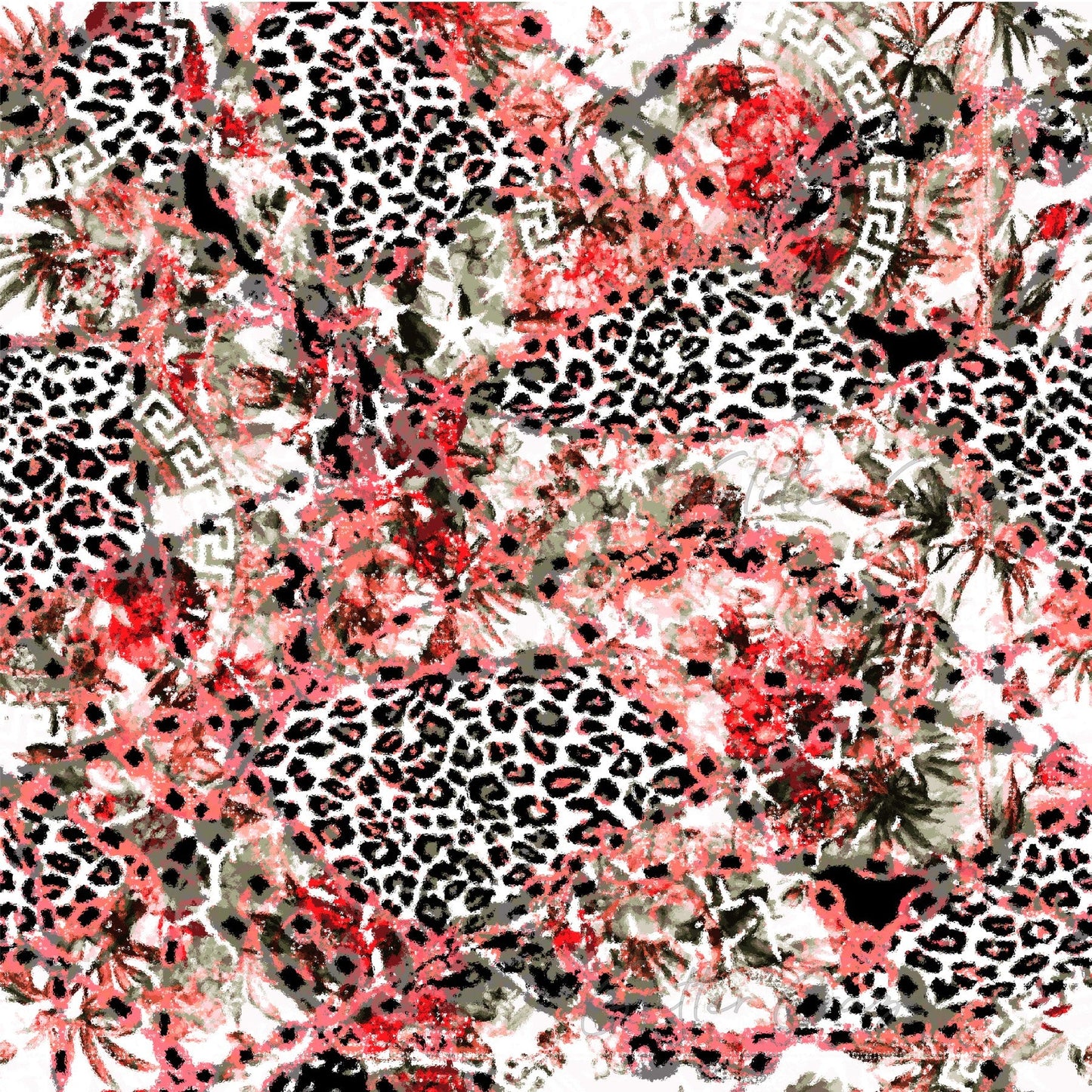 Digital leopard - Adhesive Vinyl Sheets