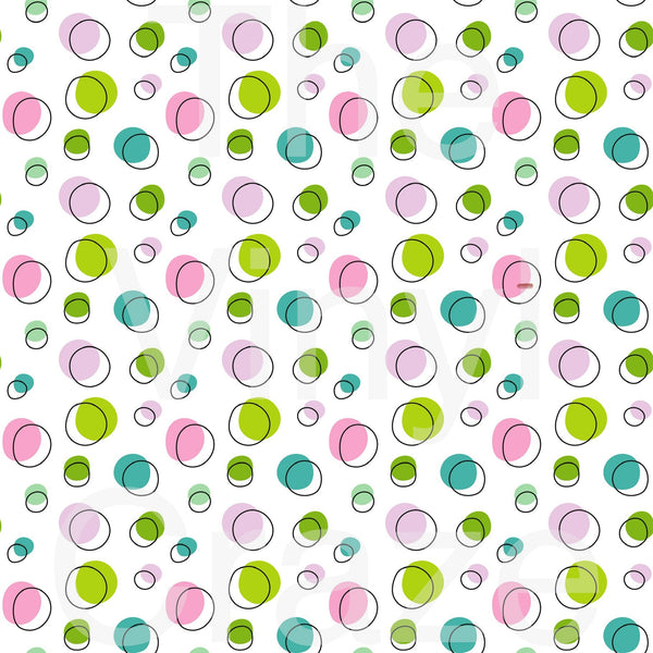 Hand Drawn Petal Coordinating - Adhesive Vinyl 12x12 Sheets
