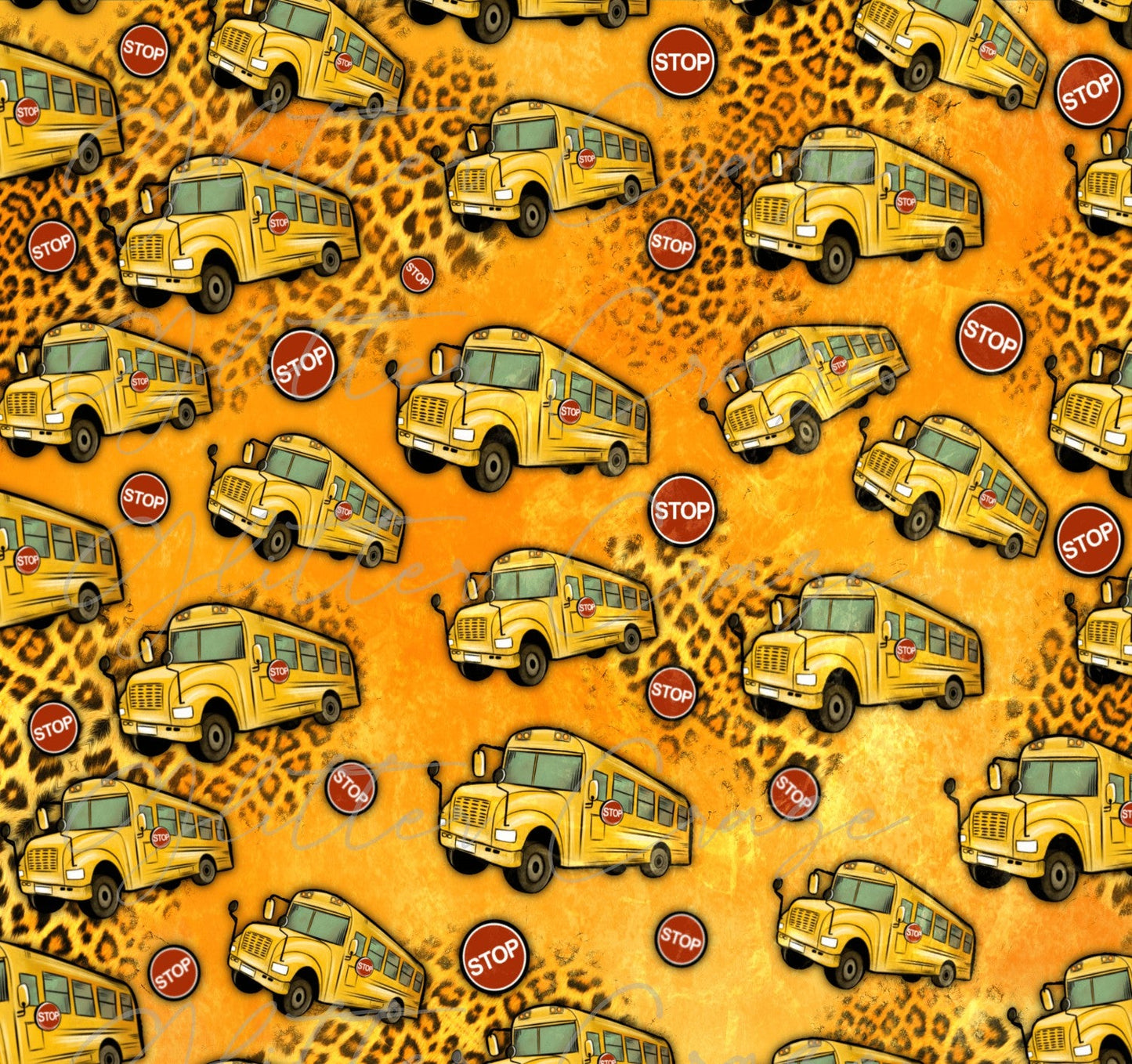 School Bus - Adhesive Vinyl Wrap