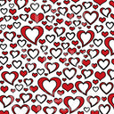 Coordinating Valentine - Adhesive Vinyl 12x12 Sheets
