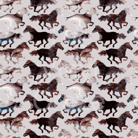 Wild Wild Horses - Adhesive Vinyl 12x12 Sheet