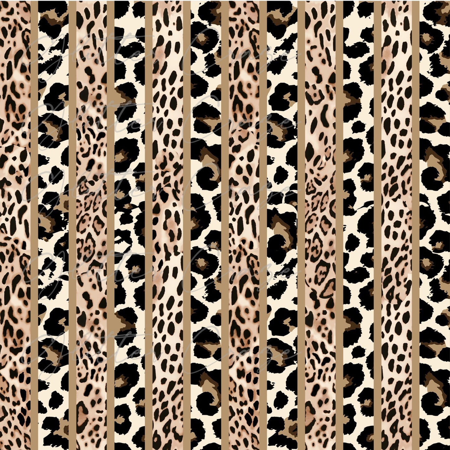 Leopard Stripes - Adhesive Vinyl Sheets