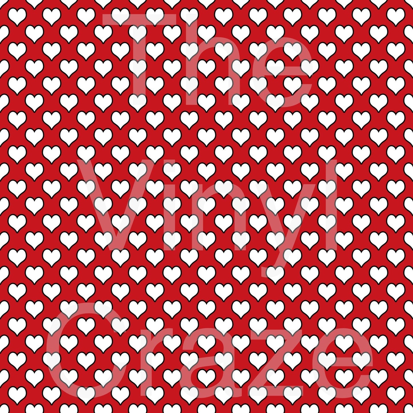 Coordinating Valentine - Adhesive Vinyl 12x12 Sheets