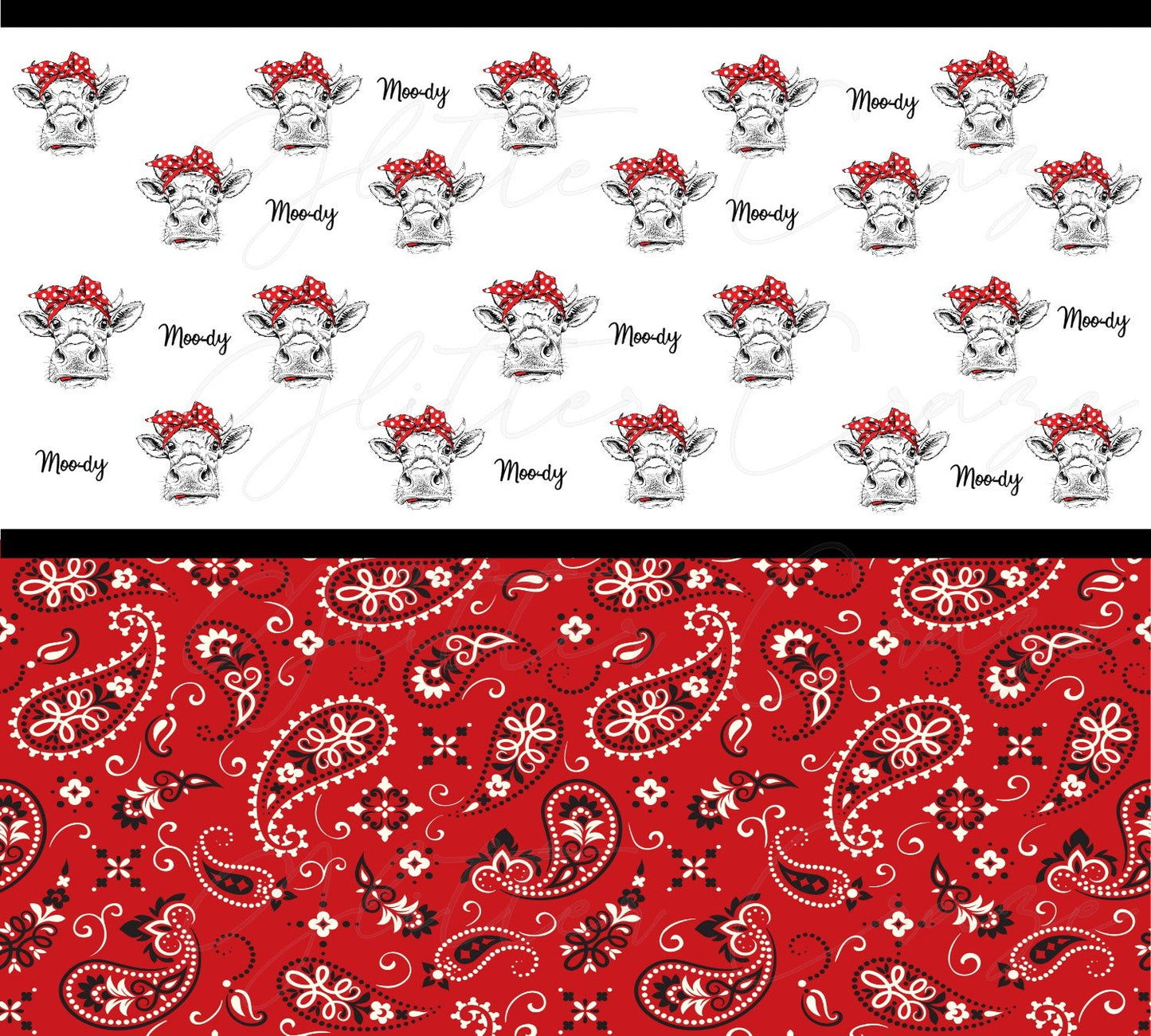 Moody Bandana - Adhesive Vinyl Wrap