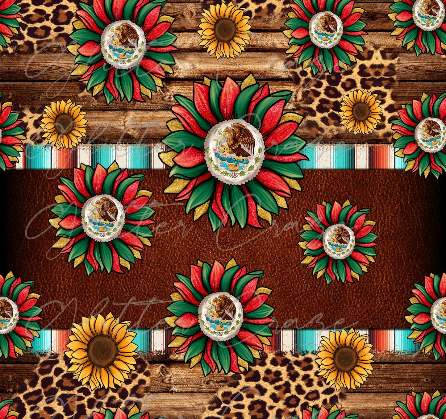 Mexican Sunflower Adhesive Vinyl Wrap