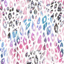 Feather Leopard - Adhesive Vinyl 12x12 Sheet