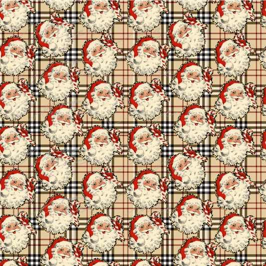 Burberry Santa - Adhesive Vinyl Sheets