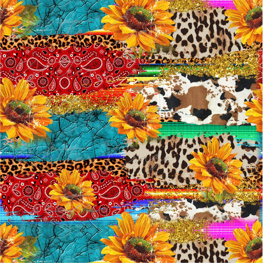 Sunflower Bandana - Adhesive Vinyl Sheets