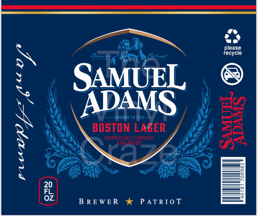 Boston Lager - Adhesive Vinyl Wrap