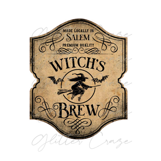 Witches Brew - UV DTF Decal