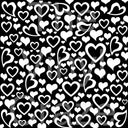 Coordinating Valentine - Adhesive Vinyl 12x12 Sheets