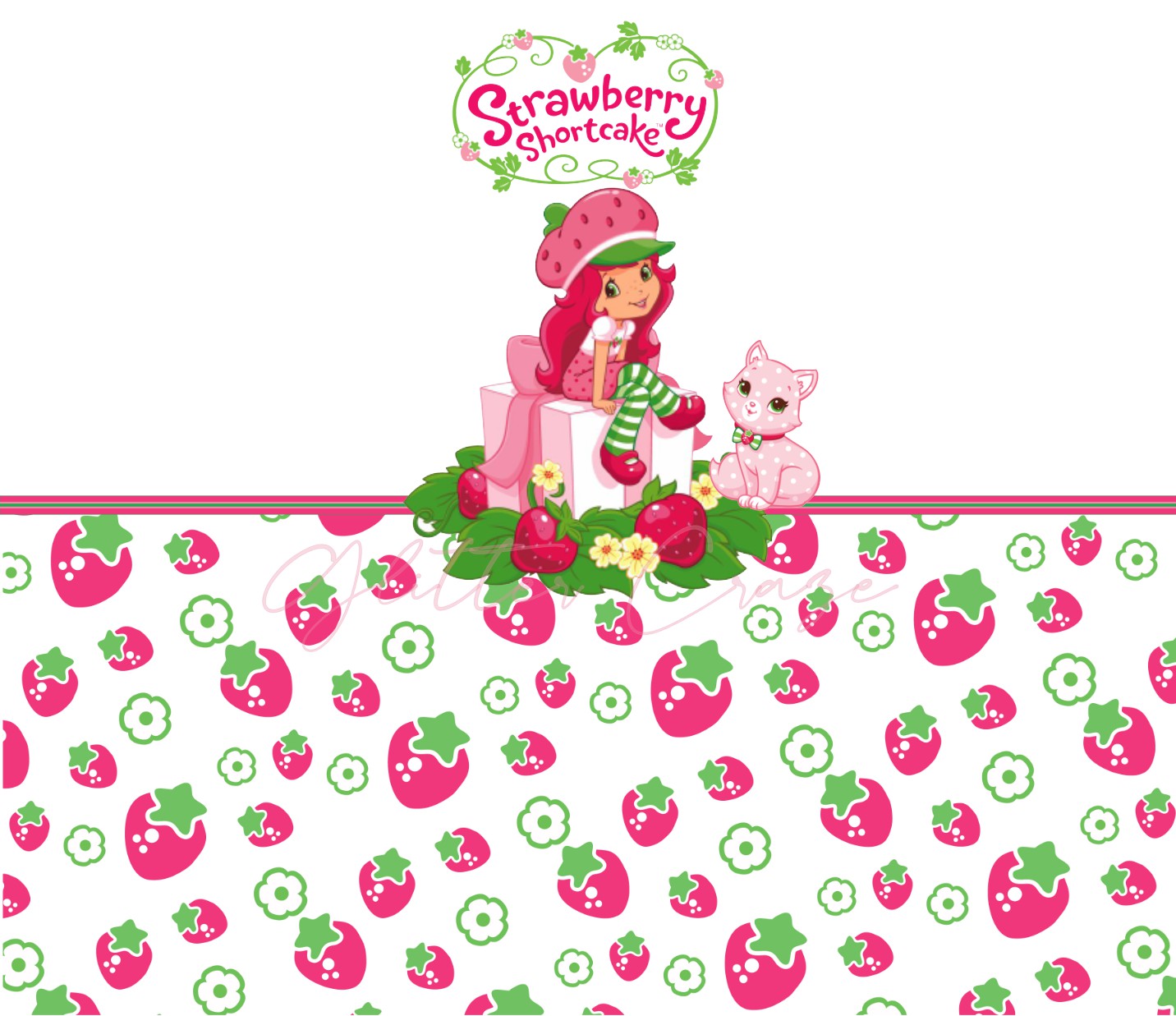 Strawberry Shortcake - Adhesive Vinyl Wrap