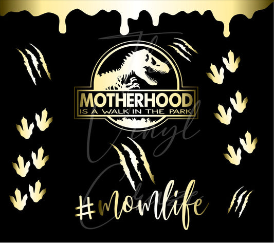 Motherhood Is A Walk In The Park - Adhesive Vinyl Wrap