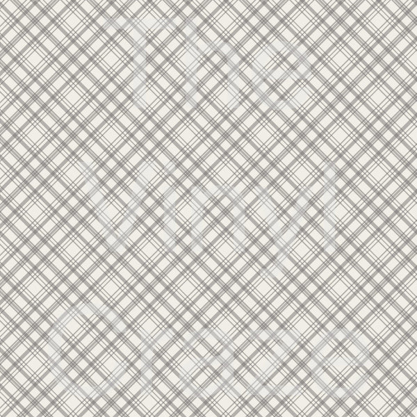 Gray Plaid - Adhesive Vinyl 12x12 Sheet