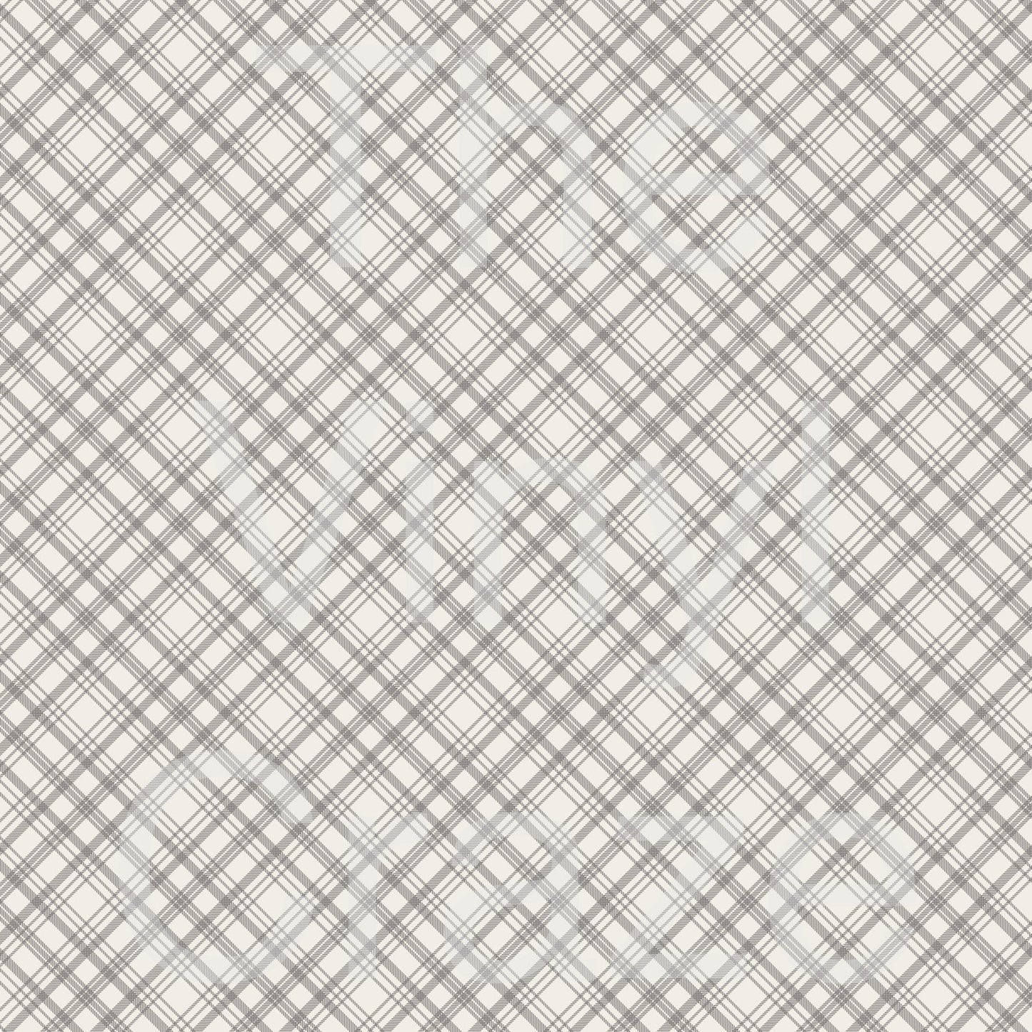 Gray Plaid - Adhesive Vinyl 12x12 Sheet