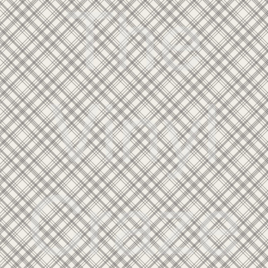 Gray Plaid - Adhesive Vinyl 12x12 Sheet