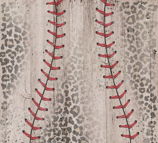 Baseball Leopard - Adhesive Vinyl Wrap