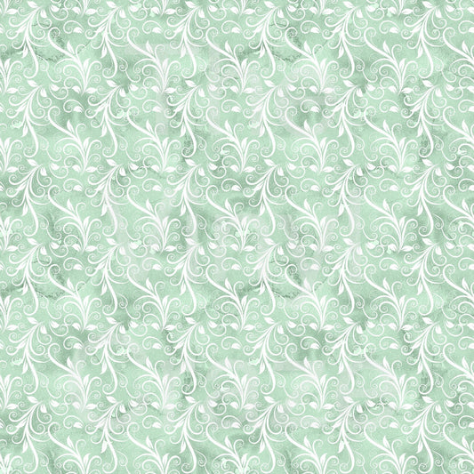 Mint Green Swirls Adhesive Vinyl