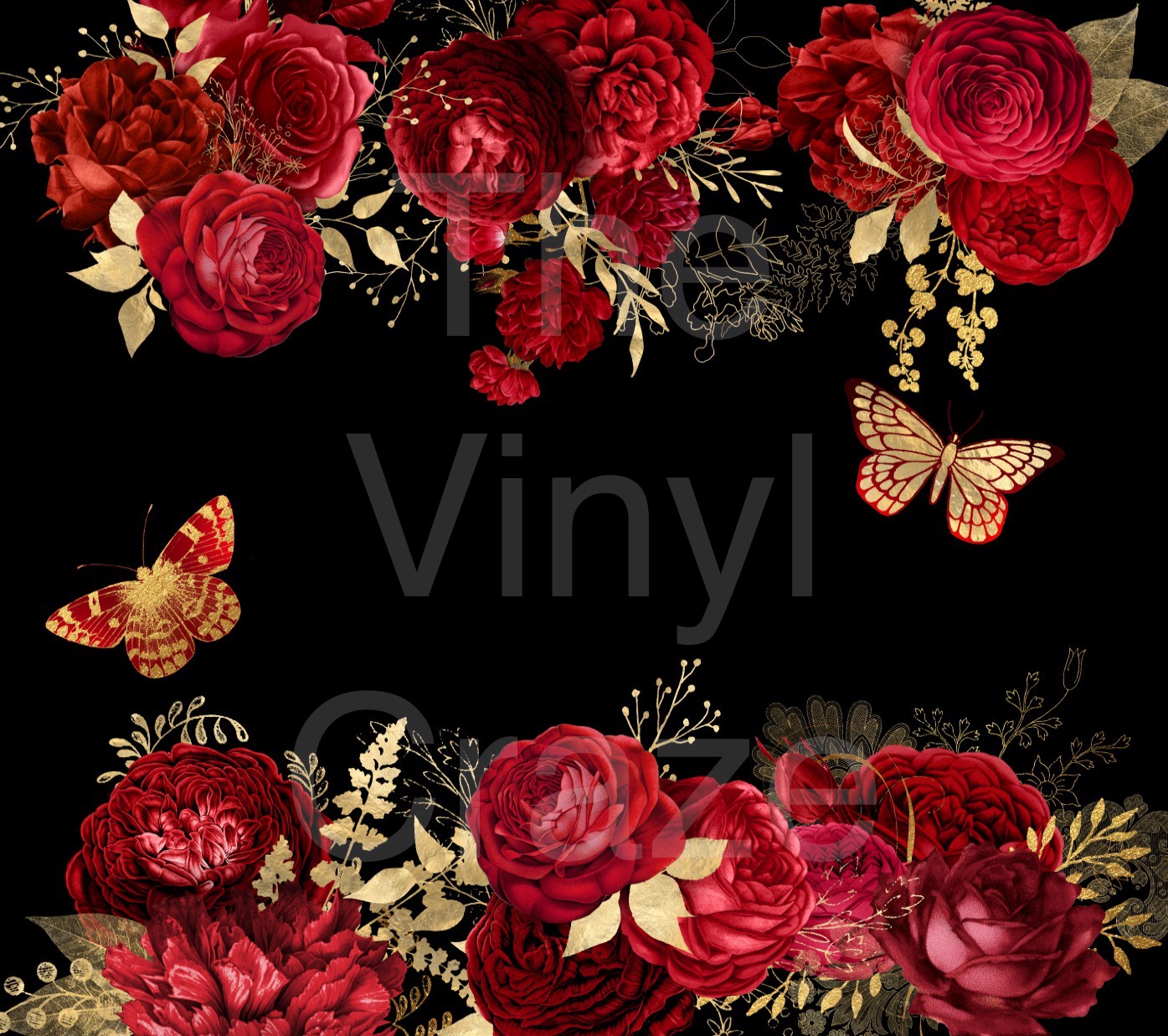 Vintage Rose - Adhesive Vinyl Wrap