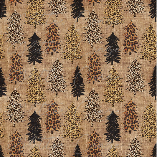 Burlap Trees - Adhesive Vinyl Sheets