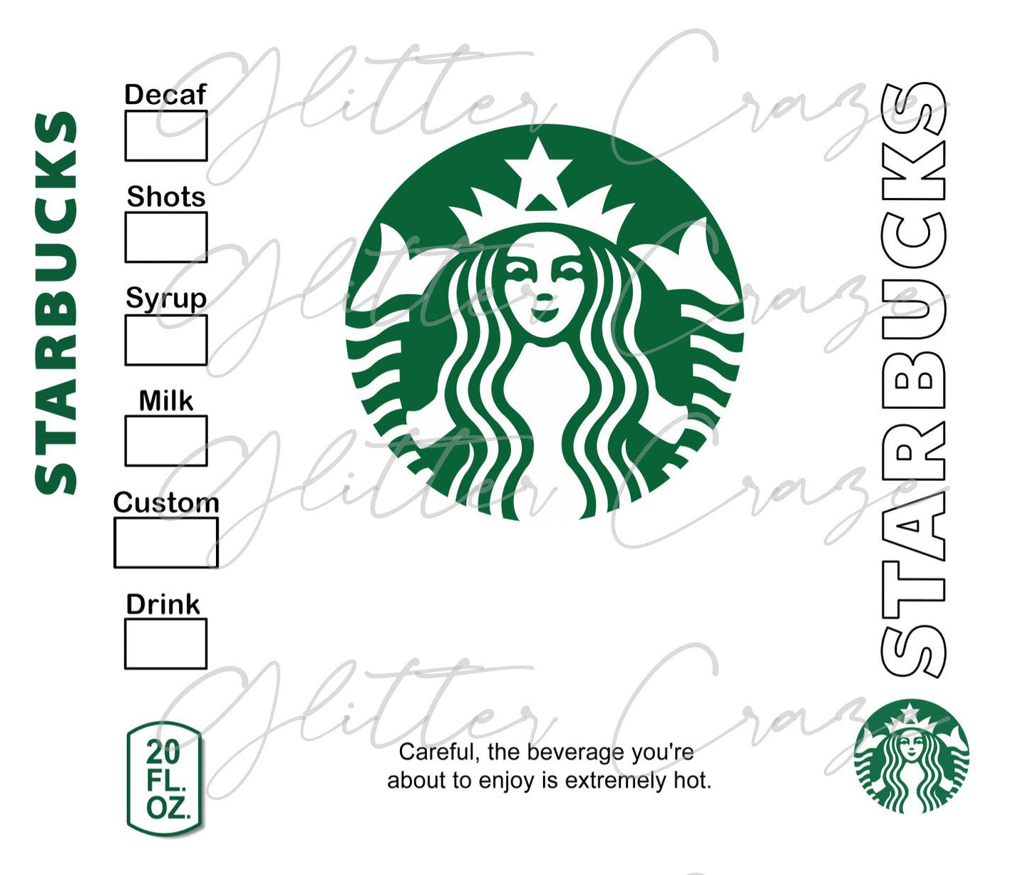 Starbux - Adhesive Vinyl Wrap