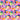 Bright Abstract Floral - Adhesive Vinyl 12x12 Sheet