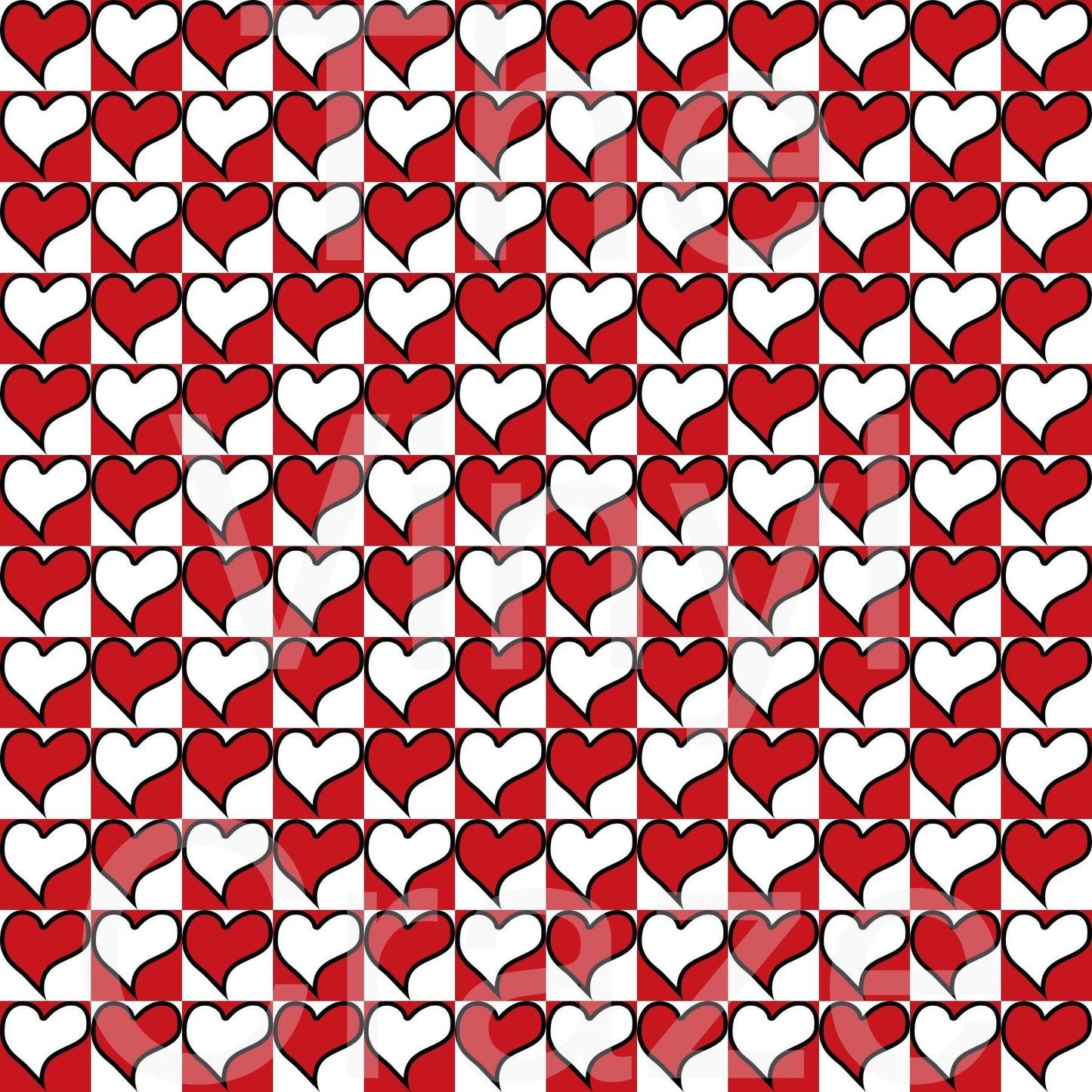 Coordinating Valentine - Adhesive Vinyl 12x12 Sheets