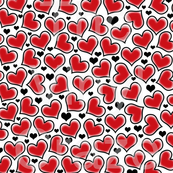 Coordinating Valentine - Adhesive Vinyl 12x12 Sheets