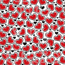 Coordinating Valentine - Adhesive Vinyl 12x12 Sheets