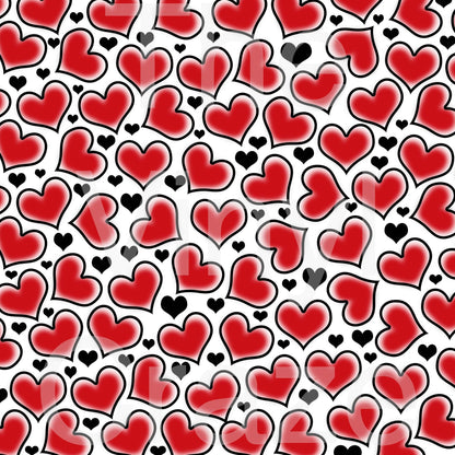 Coordinating Valentine - Adhesive Vinyl 12x12 Sheets