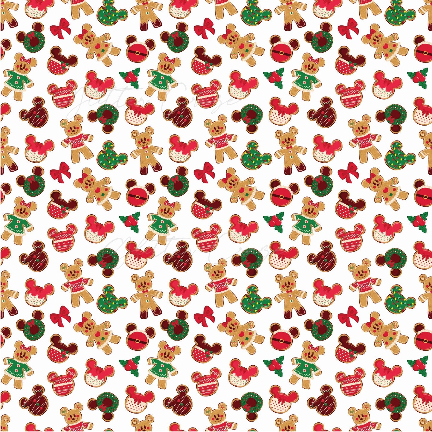 Christmas Cookies - Adhesive Vinyl 12x12 Sheets