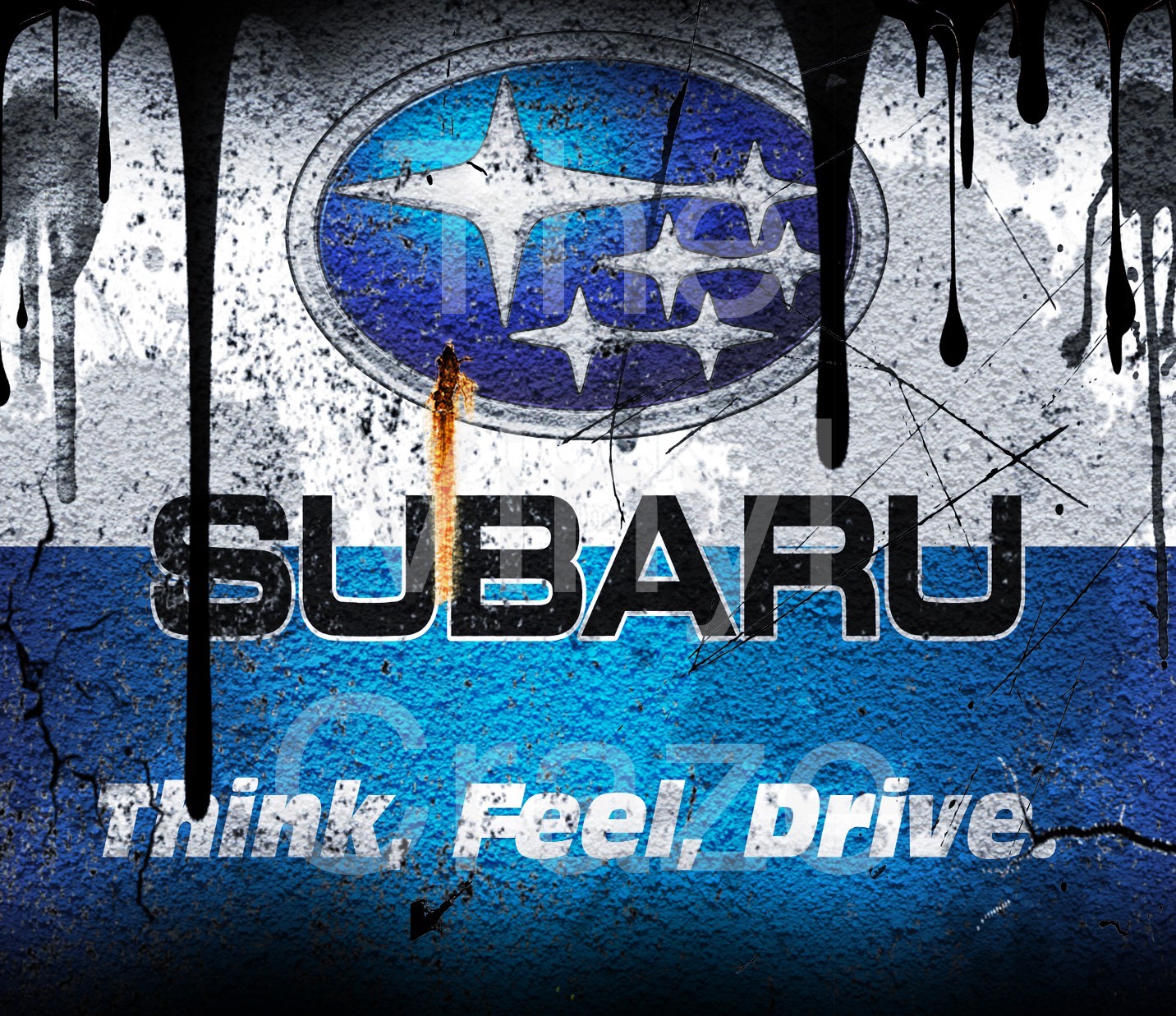 Think. Feel. Drive - Adhesive Vinyl Wrap – 3D Undercover