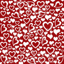 Coordinating Valentine - Adhesive Vinyl 12x12 Sheets