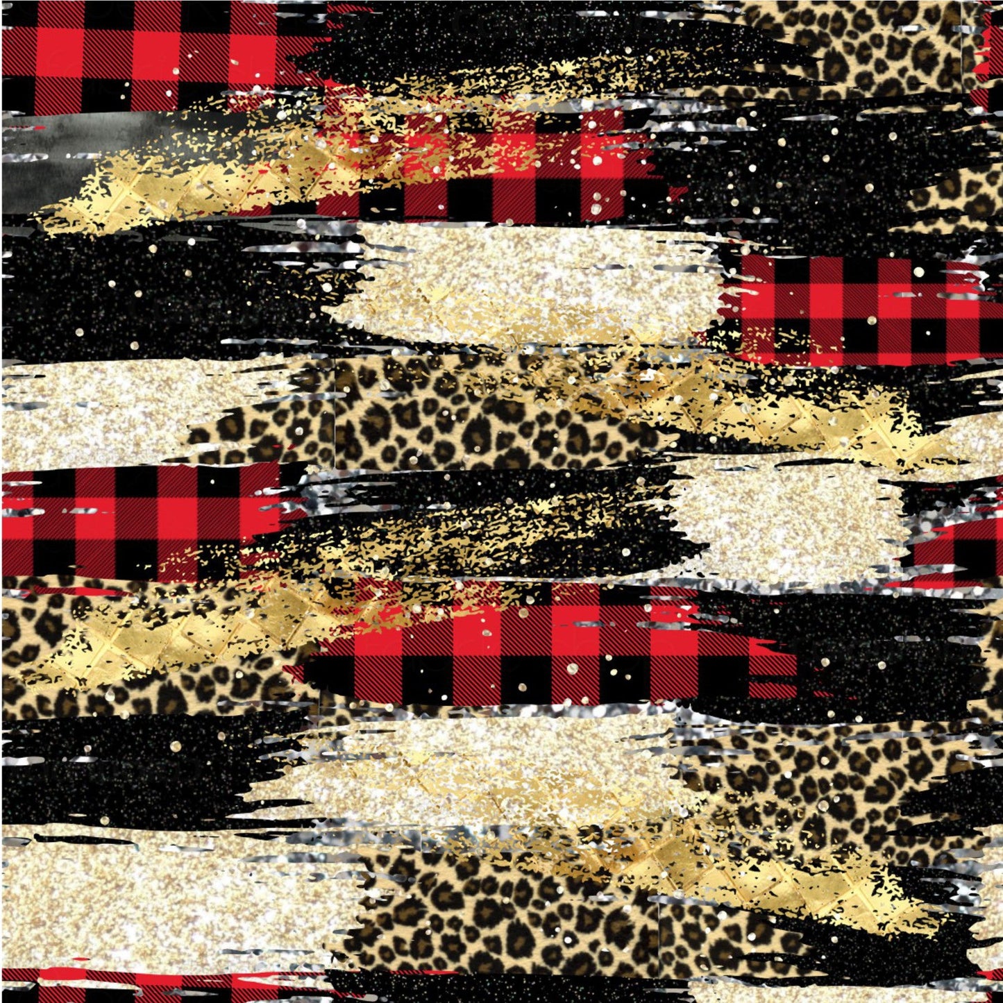 Splash Plaid - Adhesive Vinyl 12x12 Sheets