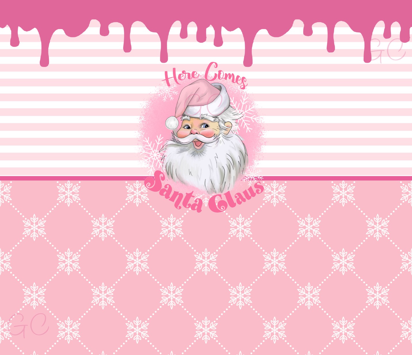 Here Comes Santa - Adhesive Vinyl Wrap