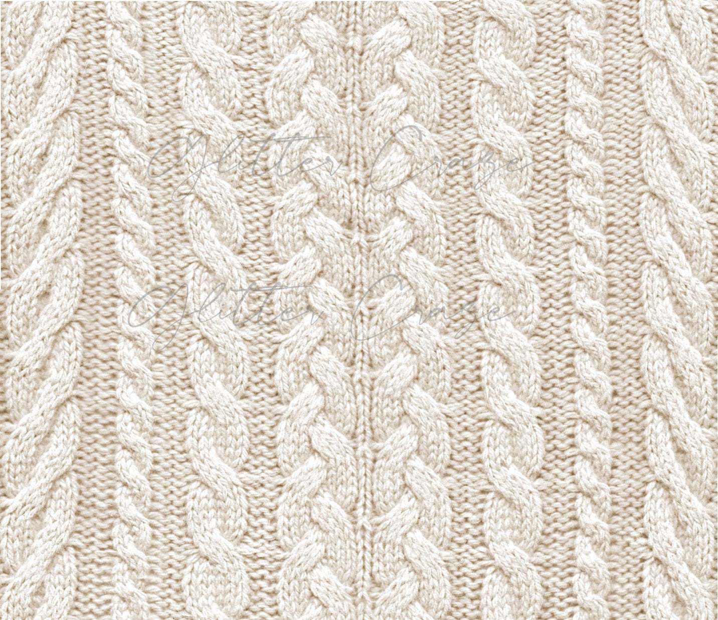 Cable Knit Sweater - Adhesive Vinyl 12x12 Sheet