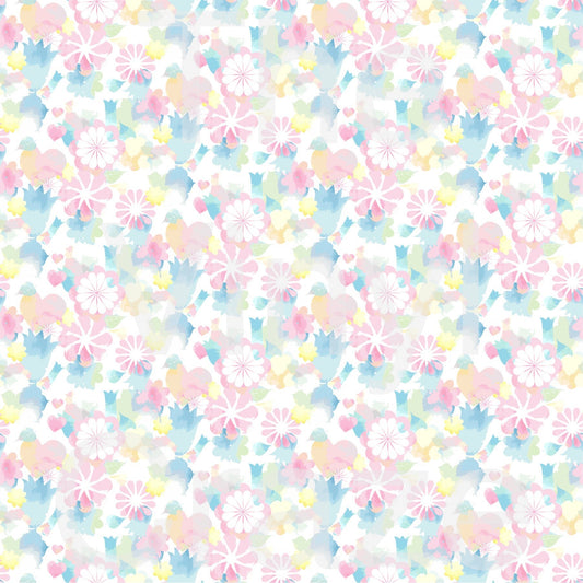 Easter Flowers - Adhesive Vinyl 12x12 Sheet