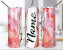 Pink Alcohol Ink - Adhesive Vinyl Wrap