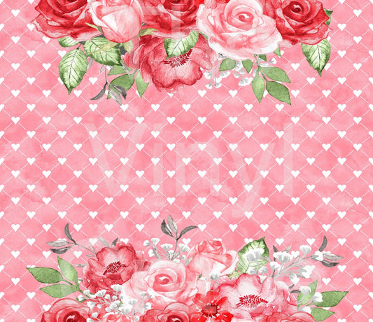 Hearts And Roses - Adhesive Vinyl Wrap