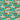 Leopard Turquoise Spots - Adhesive Vinyl Sheets