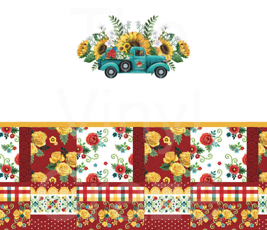 Floral Market - Adhesive Vinyl Wrap